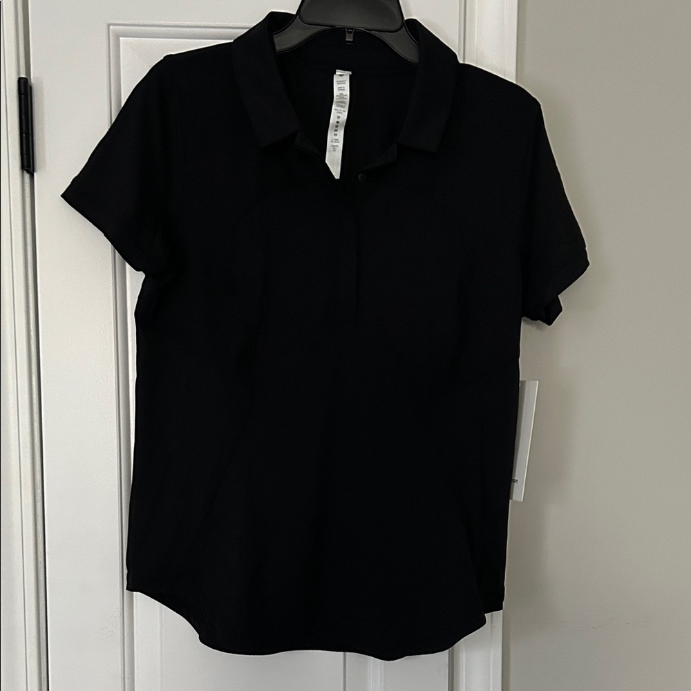 Lululemon Athletica Black Button Down Shirt